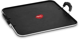 Pigeon by Stovekraft Aluminum Non Stick 5mm Thickness Pathri Tawa 320 (Black, 30cm)