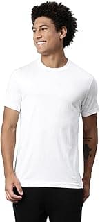Levi's 025 Men's Premium Soft Cotton Solid T-Shirt - Round Neck, Short Sleeves with Side Branding (Pack of 1)