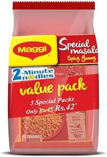 MAGGI Special Masala Noodles (Value Pack) Pouch, Pack of 3 - 210 g