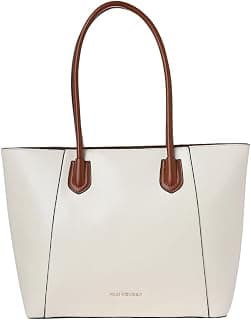 Van Heusen Women's Vogue Laptop Bag|Classic Offwhite Bag | Fits Upto 13 Inch Laptop | Office Bag