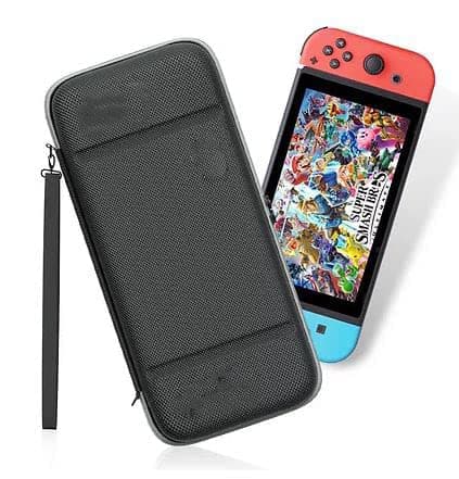 New World Storage Carry Case Bag for Switch OLED Console, Travel Carry Case Bag with Game Storage Compatible for Nintendo Switch and New Switch OLED Console