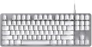 Razer Blackwidow Lite Â– Silent Mechanical Gaming USB Keyboard - Mercury - US Layout FRML (Orange Switch) - RZ03-02640700-R3M1