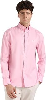Tommy Hilfiger Solid Regular-Fit Cotton Shirt