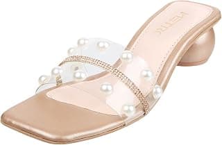 Metro Women Fashion Trendy Heel Slip-on
