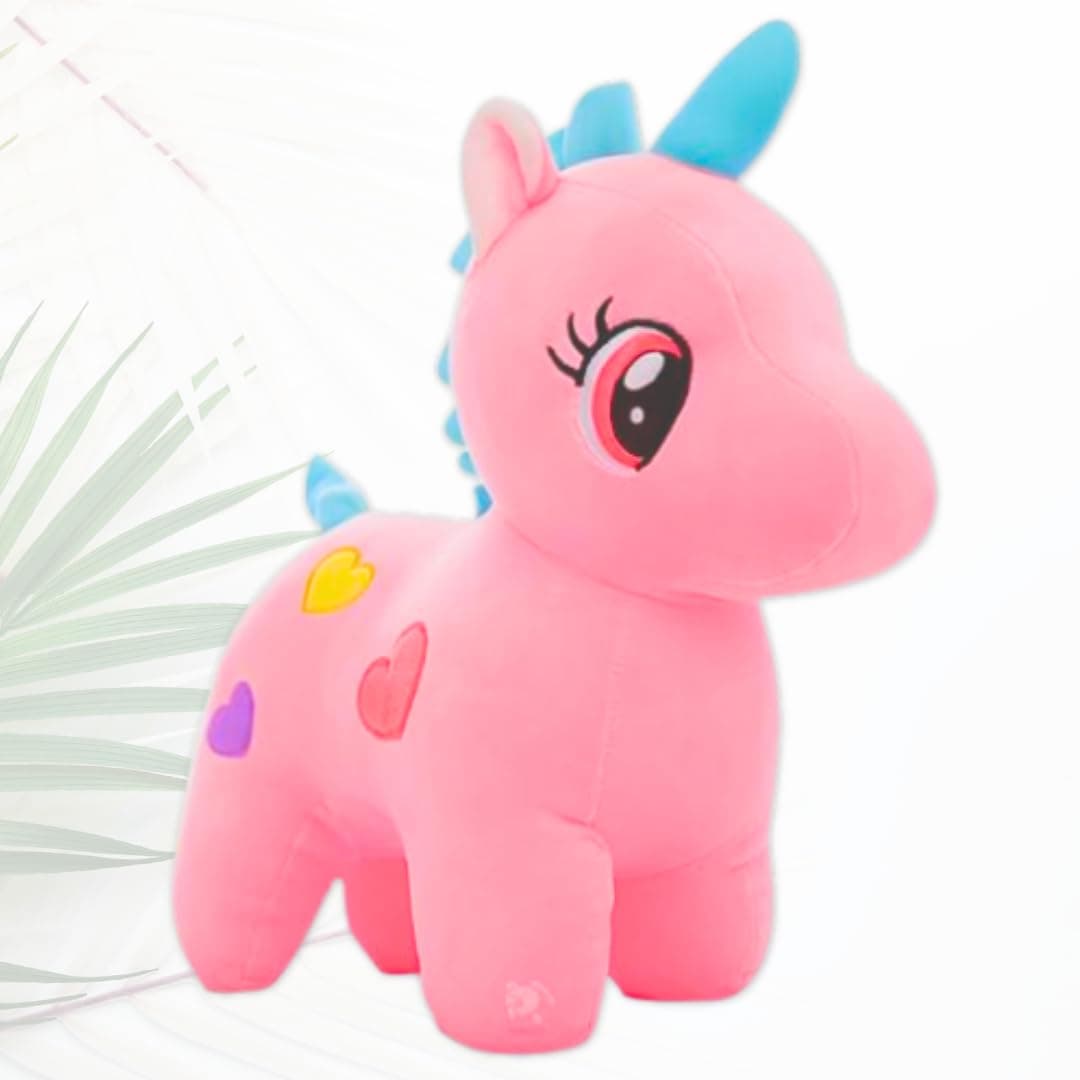 Storio Toys Super Cute Unicorn Teddy Bear Plush Soft Toy Cute Kids Birthday Animal for Baby Boys Girls (25 cm, Pink) | Best Valentine Gift