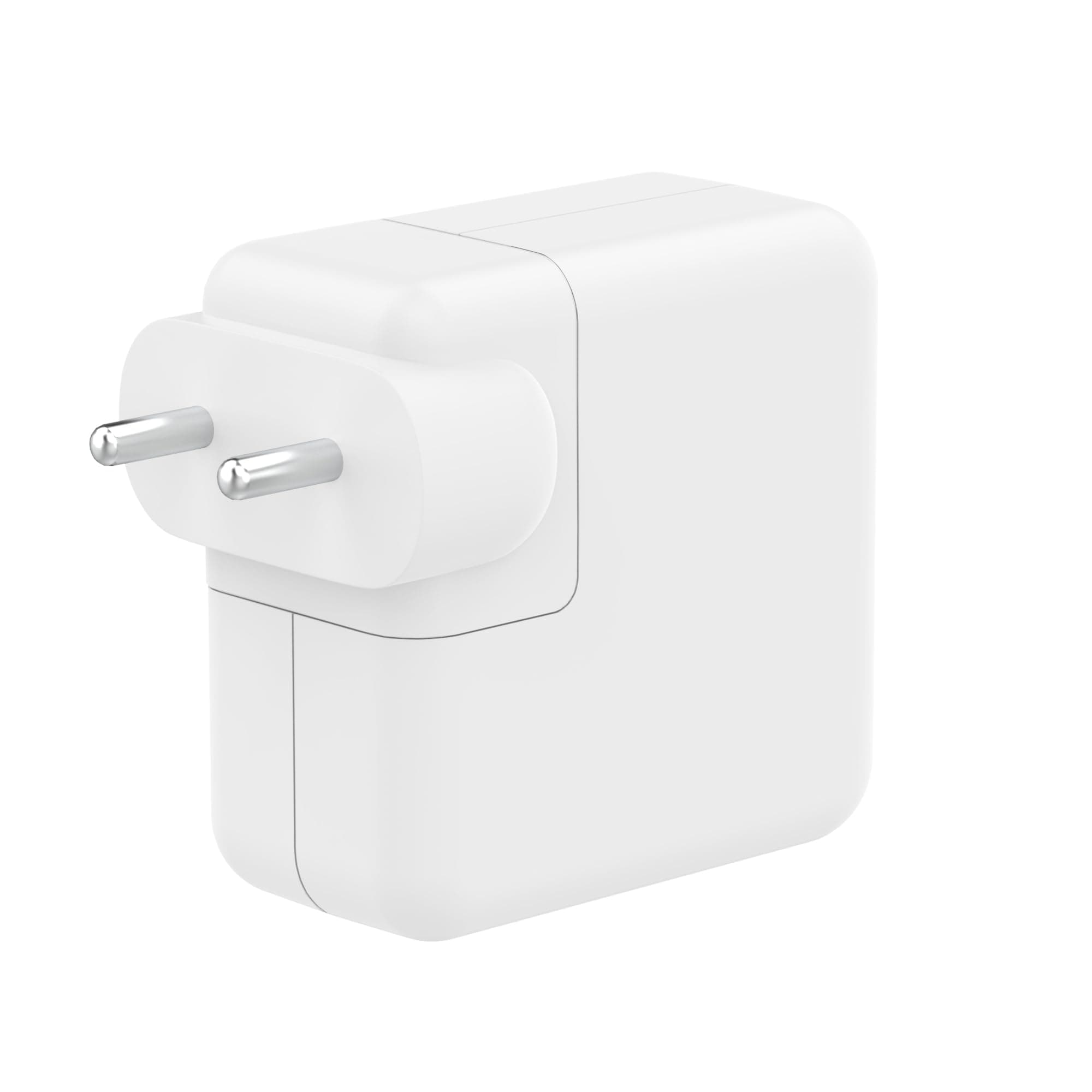 30W USB-C Power Adapter Compatible with Apple MacBook Air, iPad Pro, iPhone 15/14/13 & All USB-C Devices | Fast Charging Wall Adapter | Compact & Portable | White