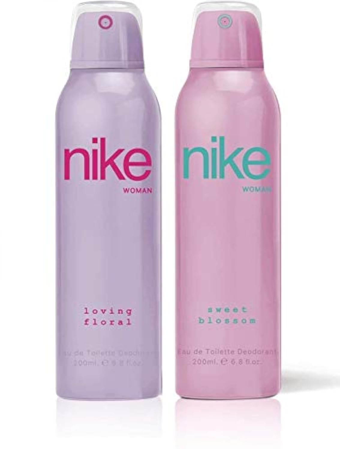 Nike Unisex Woman Fresh Scent Deodorant Spray (Loving Floral/Sweet Blossom)- Pack Of 2 (200Ml Each)
