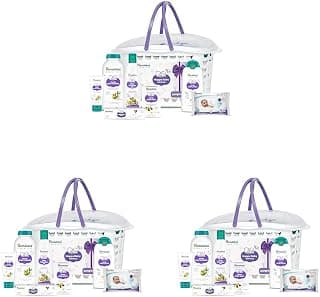 Himalaya Baby Gift Pack Basket,Pack of 3 Set,White