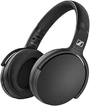 Sennheiser HD 350BT Wireless Headphones, German Design, Upto 30H Battery, Comfortable & Lightweight Over Ear Design, Built-in Mic for Clear Calls, Fast Charging, 2Y Warranty, Black