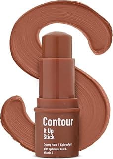 SWISS BEAUTY Contour It Up Stick | Sculpts & Defines | With Hyaluronic Acid & Vitamin E | Blendable | Lightweight | Easy To Use & Carry | 8gm