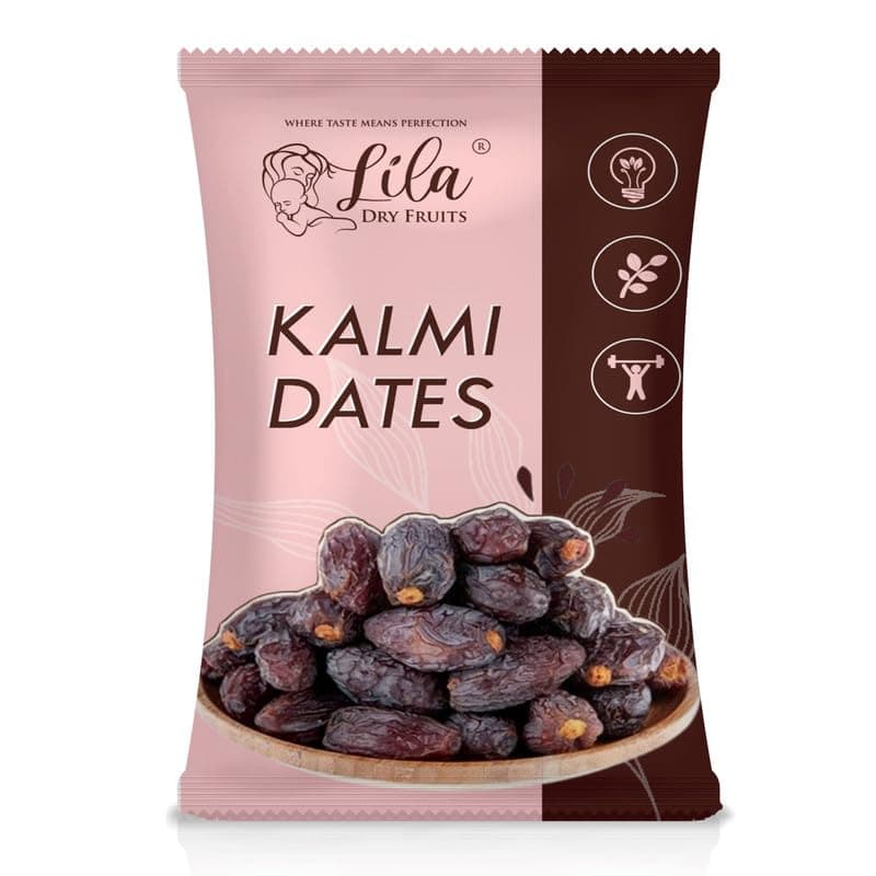 LILA DRY FRUITS Kalmi Dates (250gram) Value Pack | Fresh, Tasty And Healthy Khajur | 100% Natural kajoor | High In Dietry Fibre Vitamins, No Preservatives & Added Sugar Perfect for Gifting