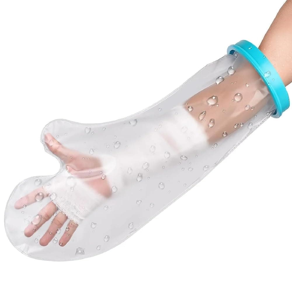 DIALDRCARE Neoprene Waterproof Hand Cast Cover For Shower And Bath, Reusable Sealed Watertight Cast Protector, One Size, Fracture