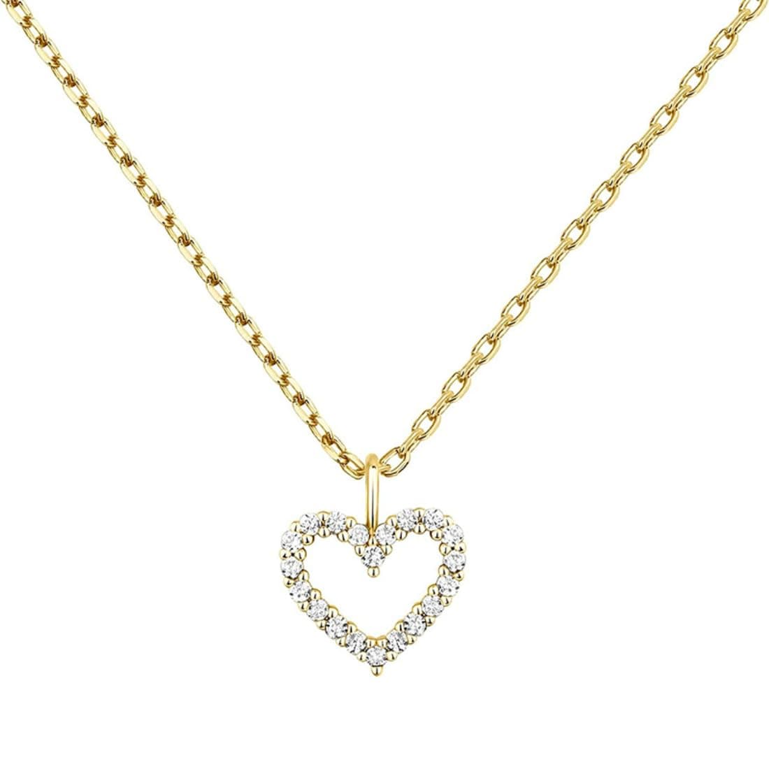 Aaishwarya 14K Gold Plated Pendant Necklace | Minimalist Lightweight & Everyday wear Jewelry |Gift for Women and Girls