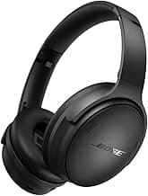 Bose NEW QuietComfort Wireless Noise Cancelling Headphones, Bluetooth Over Ear Headphones with Up to 24 Hours of Battery Life - Black