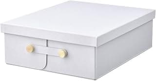 Ikea SPINNROCK Box with compartments, white, 32x25x10 cm (12 ½x9 ¾x4)