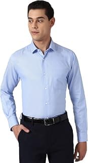Peter England Men's Cotton Solid Slim Fit Formal Shirt