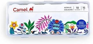 Camel Kokuyo Fabrica Acrylic Ultra Color, 15ml, 10 Shades