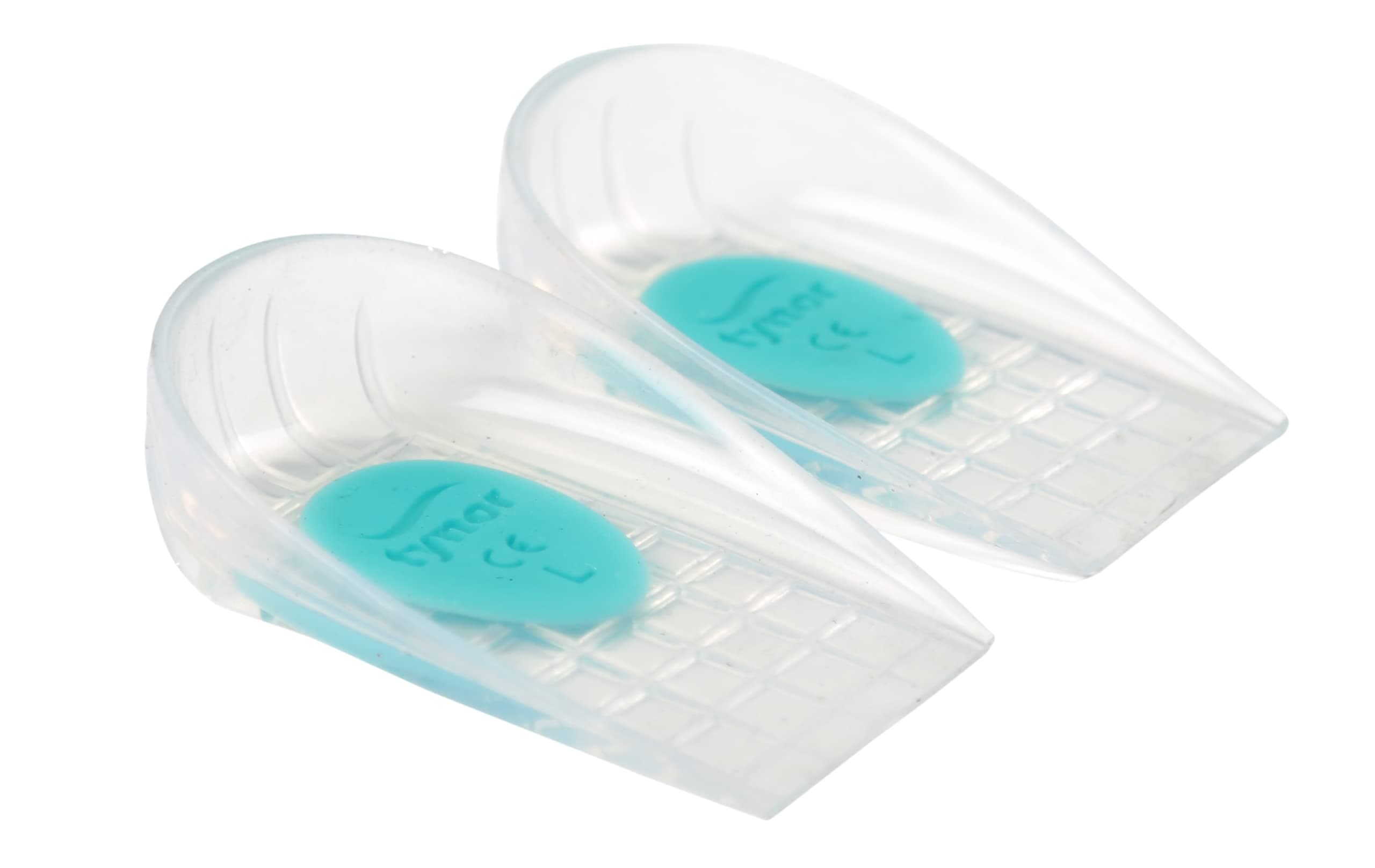 Tynor Heel Cushion Silicone, White, Medium, 1 Pair