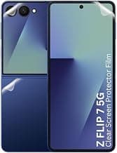 Casodon 2in1 Screen Protector for Samsung Galaxy Z Flip 7 5G | Self-Healing, HD Clear, Anti-Scratch Film | Samsung Galaxy Z Flip 7 Screen Guard | Full Coverage Bubble Free - Transaprent