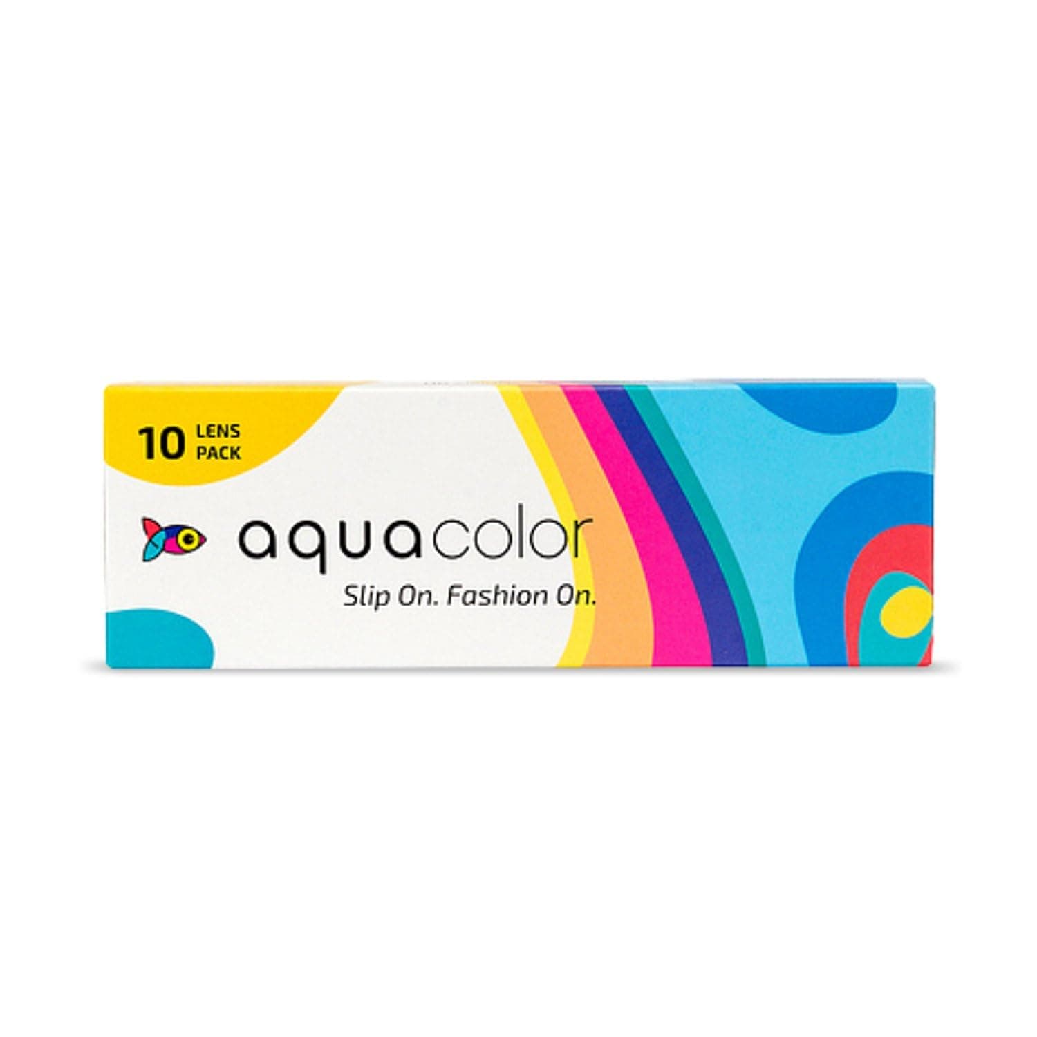 Aquacolor Daily Disposable Colored Lenses with 0 Power - Submarine Blue - (10 Lens/Box)