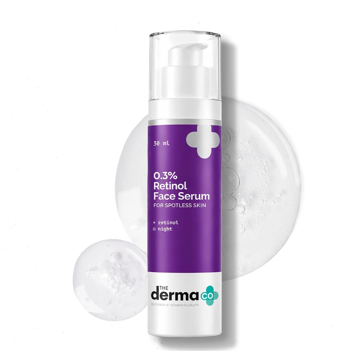 The Derma Co 0.3% Retinol Serum - 30ml | For Younger-Looking & Spotless Skin | Anti-Aging | Reduces Fine Lines & Wrinkles