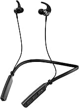 Boat Rockerz 235 Pro Wireless Bluetooth Neckband in Ear Earphone, Upto 20 hrs of Playtime, Beast Mode, Low Latency, IPX5 Water & Sweat Resistance, ENx Technology, Bluetooth v5.2(Active Black)