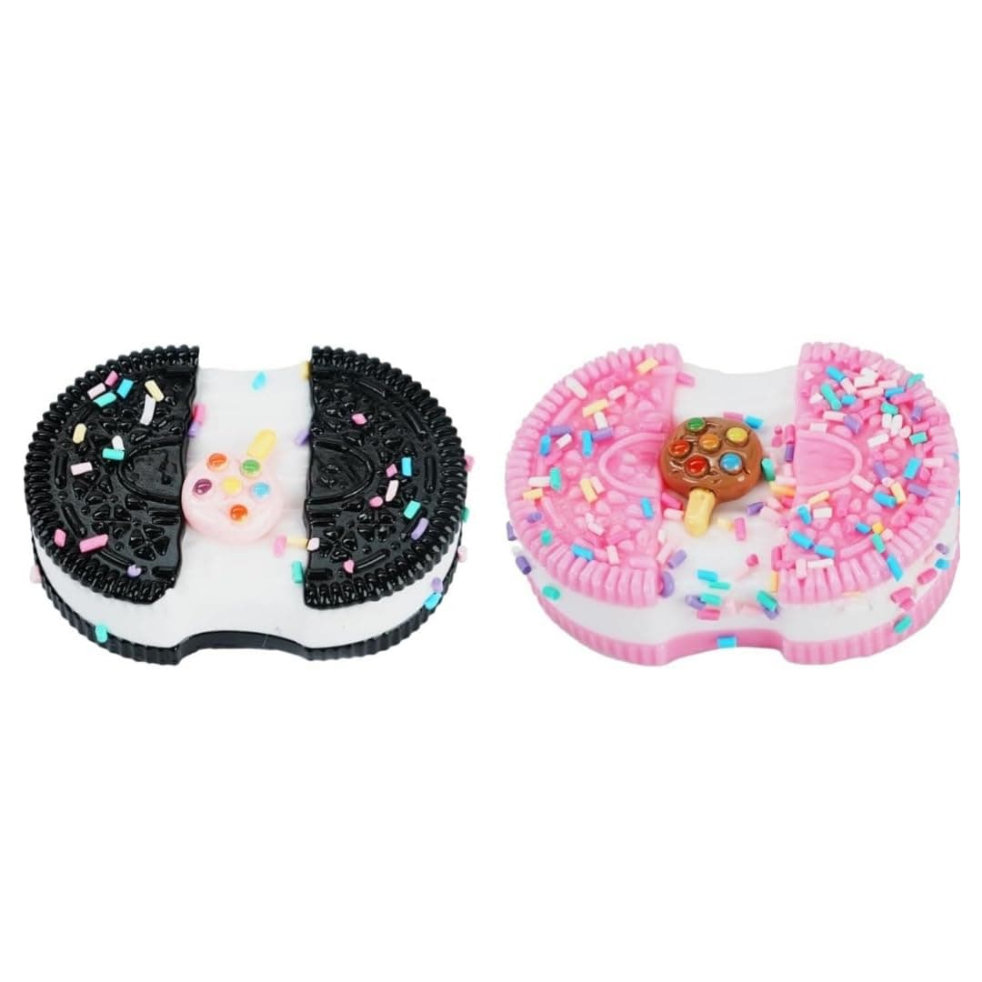 Sawkirp Darshraj Squishy Squeeze Cookie Biscuit Decompression Autism ADHD Special Need Toy Pack of 1 Piece (Sandwich Biscuit)