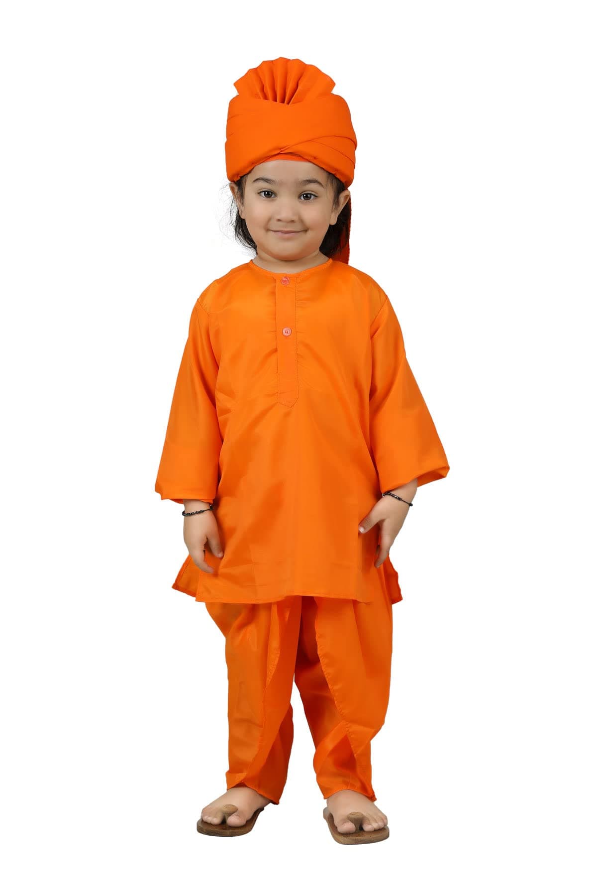 BookMyCostume Swami Vivekananda Historical Personality Kids Fancy Dress Costume 5-6 years