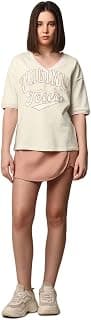 ONLY Women's Cotton Letter Print Regular Fit T-Shirt