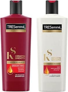 TRESemme Keratin Smooth Shampoo, 340Ml & Keratin Smooth Conditioner, 340 Ml