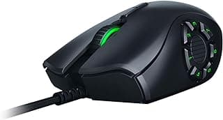 Razer Naga Trinity Modular MOBA/MMO Wired Gaming Mouse with 19 Programmable Buttons | 16000 DPI Optical Sensor | Razer Chroma RGB Black- RZ01-02410100-R3M1