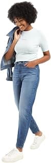 Levi's Women's Mom Loose Tapered Fit High Rise Blue Jeans
