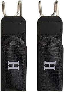 Birvan Buckleless Elastic Belt | Invisible No-Buckle Stretch Belt with Metal Hooks for Men & Women | Adjustable Lazy Waistband for Jeans and Trousers (1 PAIR)