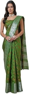 Soch Womens Art Silk Floral Woven Design Saree