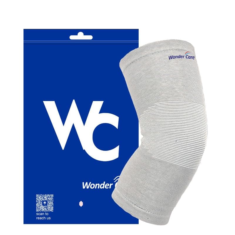 Wonder Care 1 Pc Bamboo Knee Sleeves for Men/Women, Knee Support for Running, Gym, Badminton, Sports, Compression Knee Sleeves | Perfect Knee Brace for Knee Pain and Enhanced Comfort - 1 Pc(L)