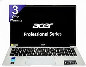 Acer Professional 15 Laptop 13th Gen i7-1355U 16GB RAM,512GB SSD, Win11 Pro | 15.6" FHD Display, MS Office 2021, 3 year Warranty, Backlite Keyboard, Finger Print, Business Laptop