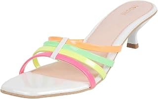 Mochi Women Fashion Kitten Heel Slip-on