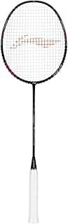 Li-Ning Carbon Fibre Axforce Cannon Unstrung Badminton Racquet for Professional Players|4U5|80-84 Grams|Maximum String Tension - 29LBS,Black