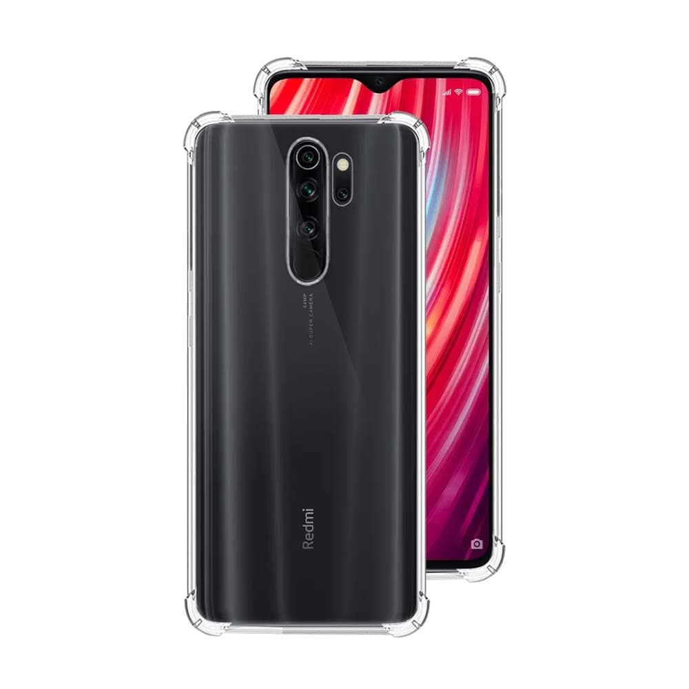 7SEVEN® Back Cover for Mi Redmi Note 8 Pro Transparent Mobile Back Case Shock Proof Design Camera Edges Protection Crystal Clear Phone Case Silicon Soft TPU and Flexible Bumper Phone Cover