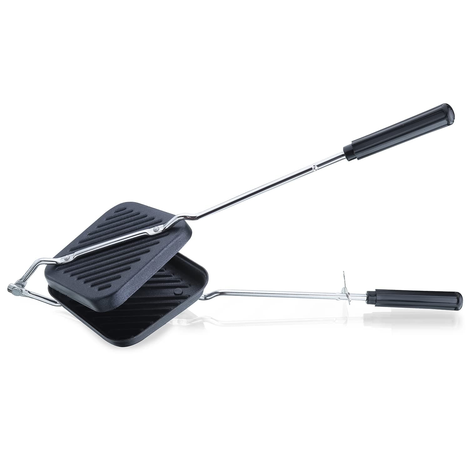 Anjali Non-Stick Grill Sandwich Toaster | Grill & Toast Sandwiches in Minutes | Double-Coated Non-Stick | Durable & Easy to Use | Black DGTS1