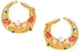 Shaya by Caratlane | 925 Silver| Dancing Dulhan Hoops in Gold Plated | Gifts for Womens & Girls