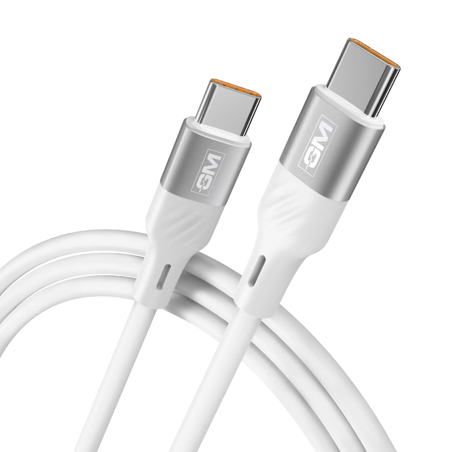 GM G+ 100W 150cm Silicon Cable Type-C-C | Durable than braided| PD 3.1 Fast Charging | Ultra-Flexible Tangle-Free Body | 480Mbps | iPhone, MacBook, Tablets, Samsung, One Plus | 1 Year Warranty