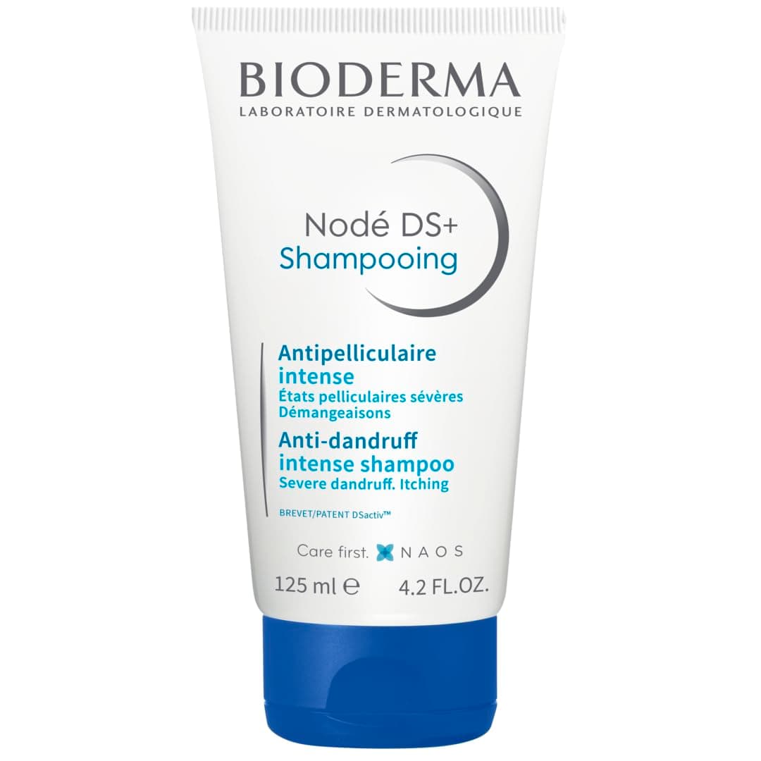 Bioderma Node DS+ Shampooing Anti Dandruff Intense Shampoo Hair Scalp Care, White, 125 ml (BIO1400037)