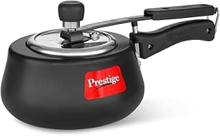 Prestige Nakshatra Cute Duo Svachh Hard Anodised Inner Lid Pressure Cooker, 2.0L, Black, 2 Liter
