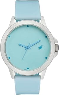 Fastrack Analog Blue Dial Unisex's Watch-38024PP64W, Silicone Band