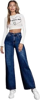 KOTTY Women’s High-Waist Straight-Fit Denim Jeans – Style and Fashionable Casual Wear