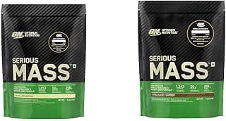 OPTIMUM NUTRITION (ON) Serious Mass High Protein High Calorie Weight Gainer Powder 1 kg (Vanilla) & Optimum Nutrition (ON) Serious Mass High Protein High Calorie Weight Gainer Powder 1 kg (Chocolate)