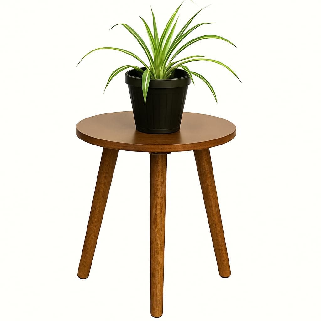 WOOYNEX WOODEN Multifunctional Plant Stand - Modern Home Decor, Wood Planter Holder for Flower Pots, For Living Room Bedroom Balcony Indoor and Outdoor - Kids Stool (Natural-B)