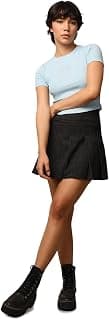 ONLY Women's Cotton Solid Regular Fit T-Shirt