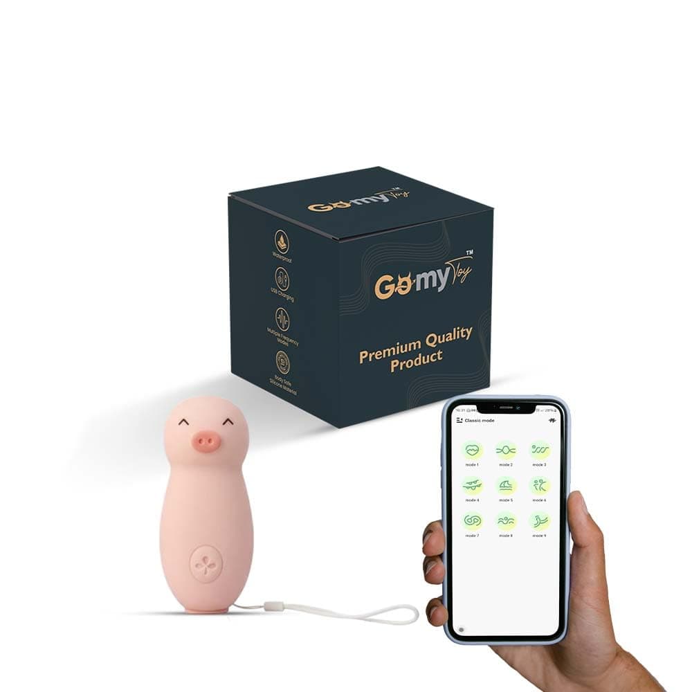 GomyToy Mini Personal Massager for Women | Cordless Mini Egg Design | Soft Silicone | USB Recharge | 10 Vibration Mode | Travel Friendly | Waterproof | Muscles Pain Relief Massager Device